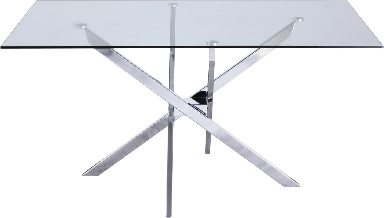 Xander Chrome Dining Table