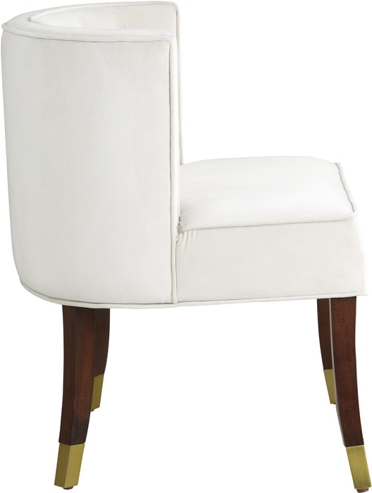 Perry Cream Velvet Dining Chair