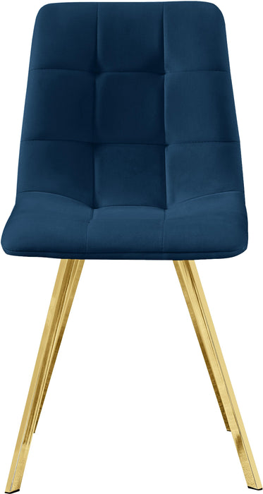 Annie Navy Velvet Dining Chair