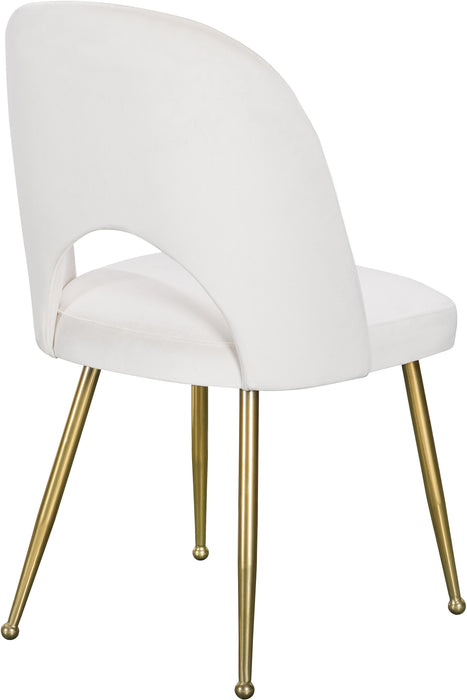 Logan Cream Velvet Dining Chair