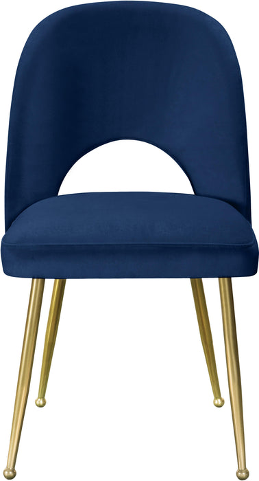 Logan Navy Velvet Dining Chair