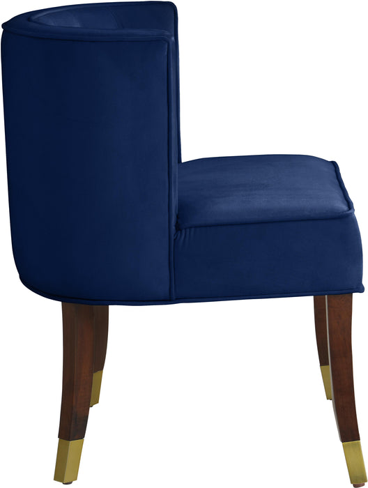 Perry Navy Velvet Dining Chair