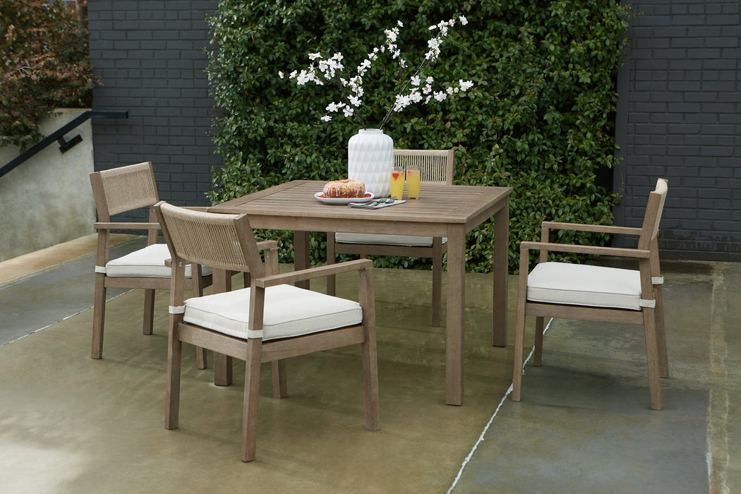 Aria Plains 5-Piece Outdoor Dining Package