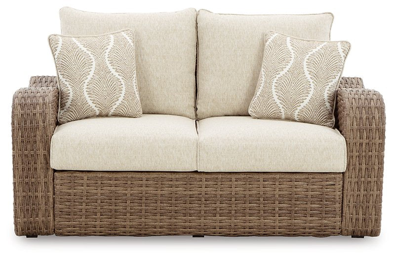 Sandy Bloom 4-Piece Outdoor Upholstery Package