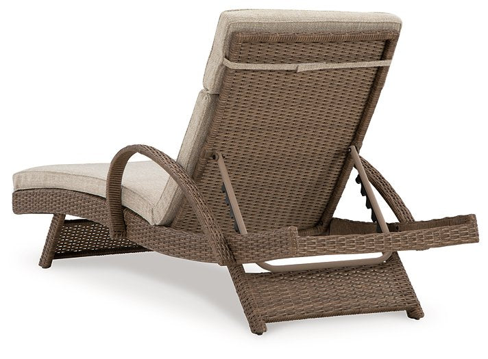 Beachcroft Outdoor Chaise Lounge with Cushion