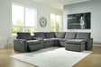 Hartsdale 6-Piece Right Arm Facing Reclining Sectional with Console and Chaise image