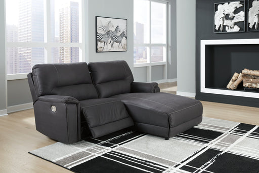 Henefer 2-Piece Power Reclining Sectional with Chaise image