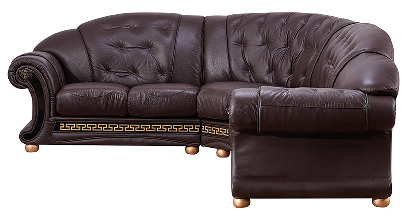 Apolo Sectional Right Facing Brown