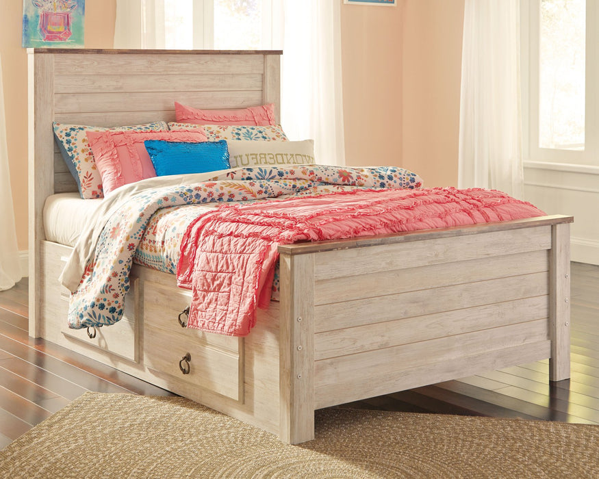 Willowton Bed with 2 Storage Drawers image