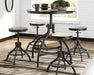 Odium Counter Height Dining Table and Bar Stools (Set of 5) image