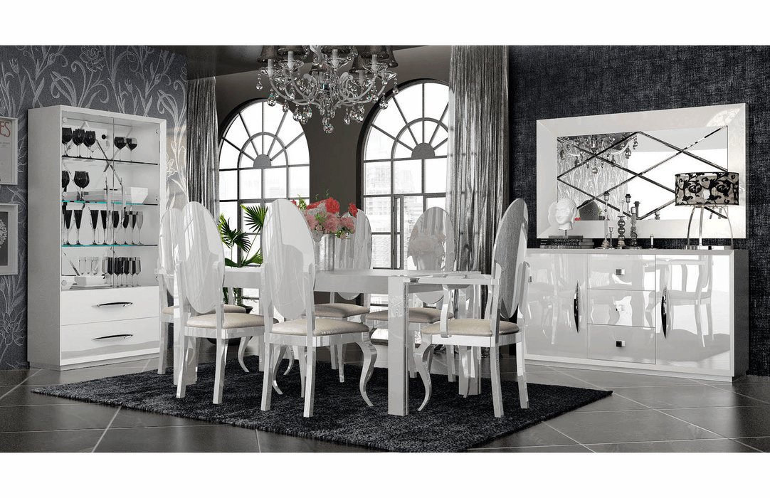 Carmen White Dining Room SET