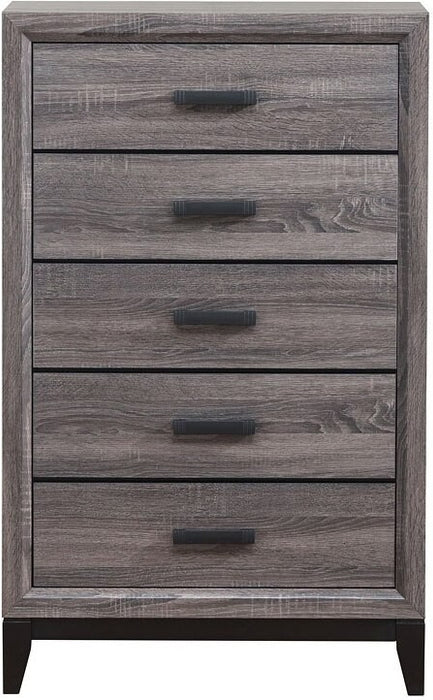 Kate Panel Bedroom Set (Grey)