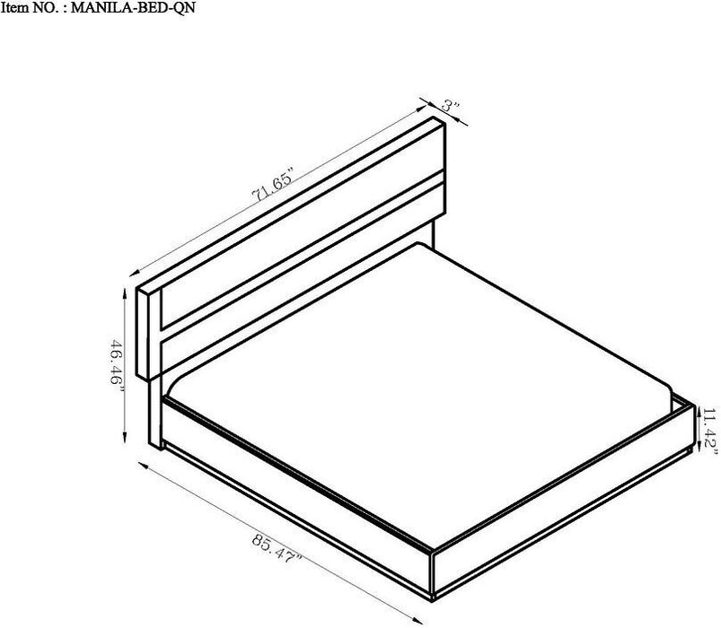 Manila Platform Bed