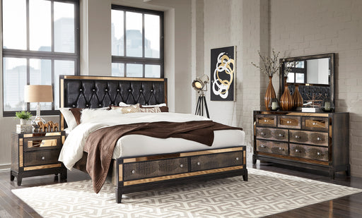 Mirror Chocolate King 5-Piece Bedroom Set image