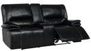 Power Console Loveseat Black image