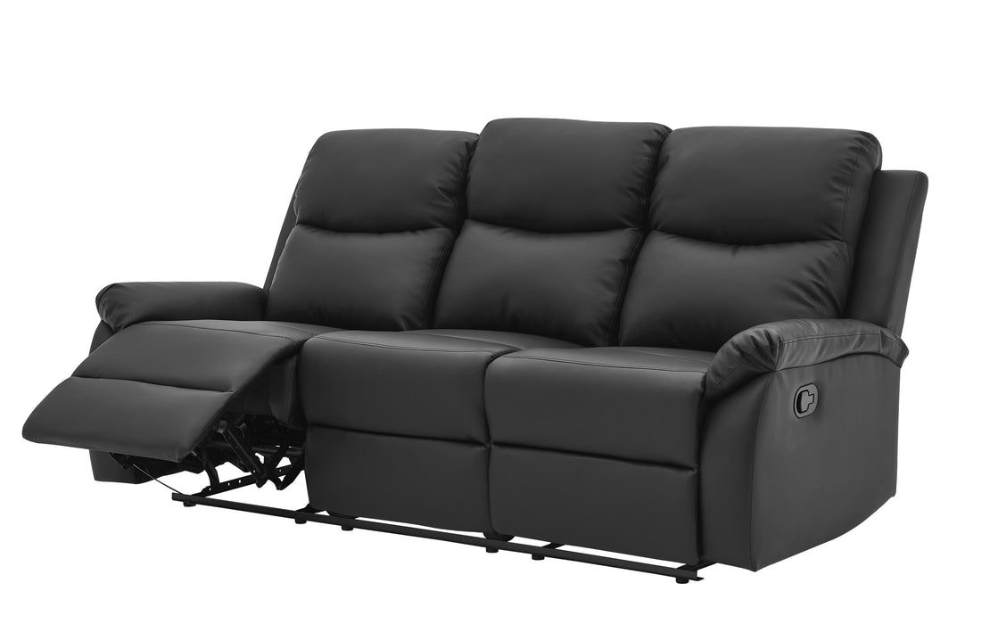 Reclining Black Sofa image