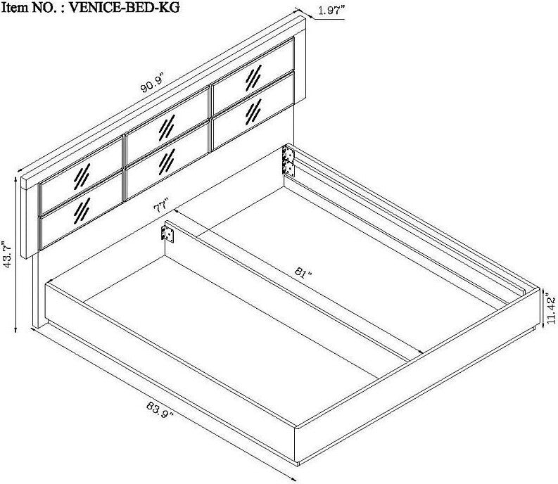 Venice Platform Bed