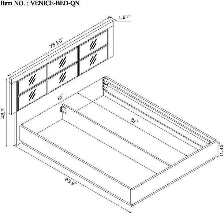 Venice Platform Bed