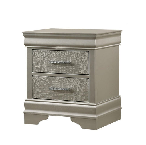 Crown Mark Amalia Nightstand in Silver B6910-2 image