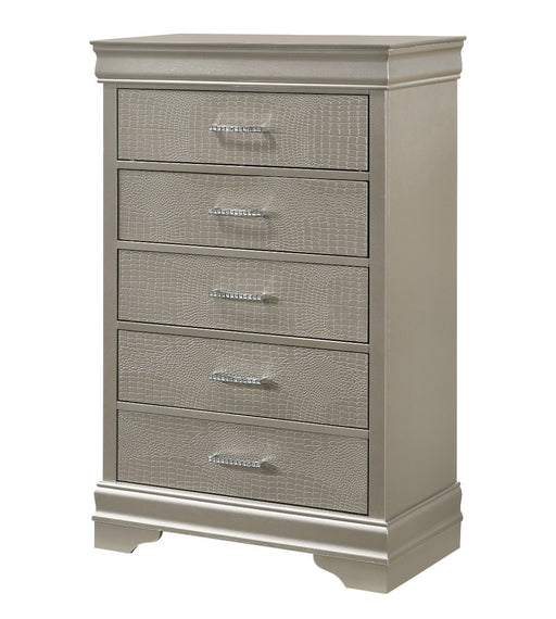 Crown Mark Amalia Chest in Silver B6910-4 image