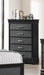 Crown Mark Amalia Chest in Black B6918-4 image